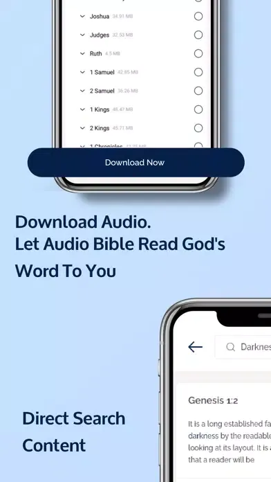 KJV Bible offline - Audio应用截图