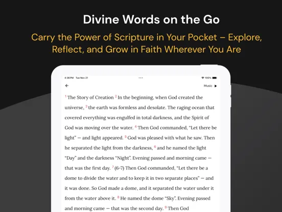 KJV Bible - King James Bible iPad 應用截圖