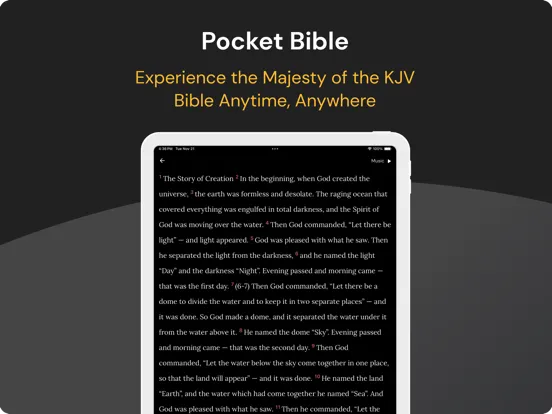KJV Bible - King James Bible iPad 應用截圖