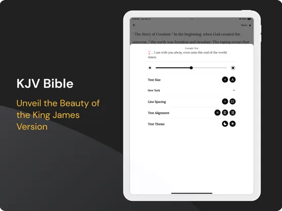 KJV Bible - King James Bible iPad 應用截圖