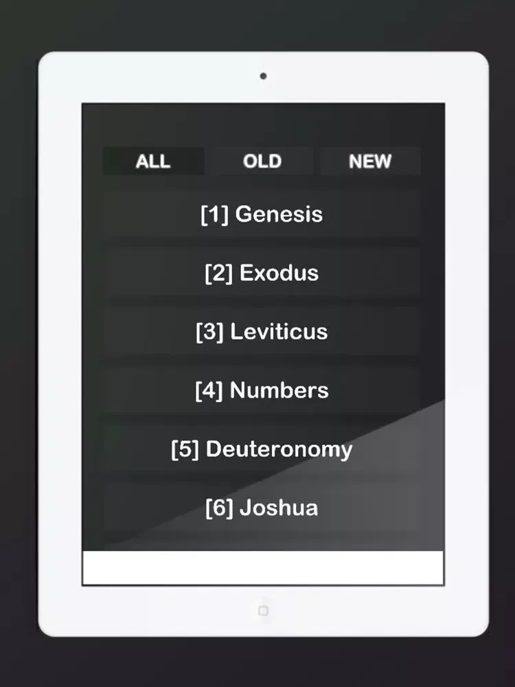 Captures d'écran de NLT Bible Audio iPad 
