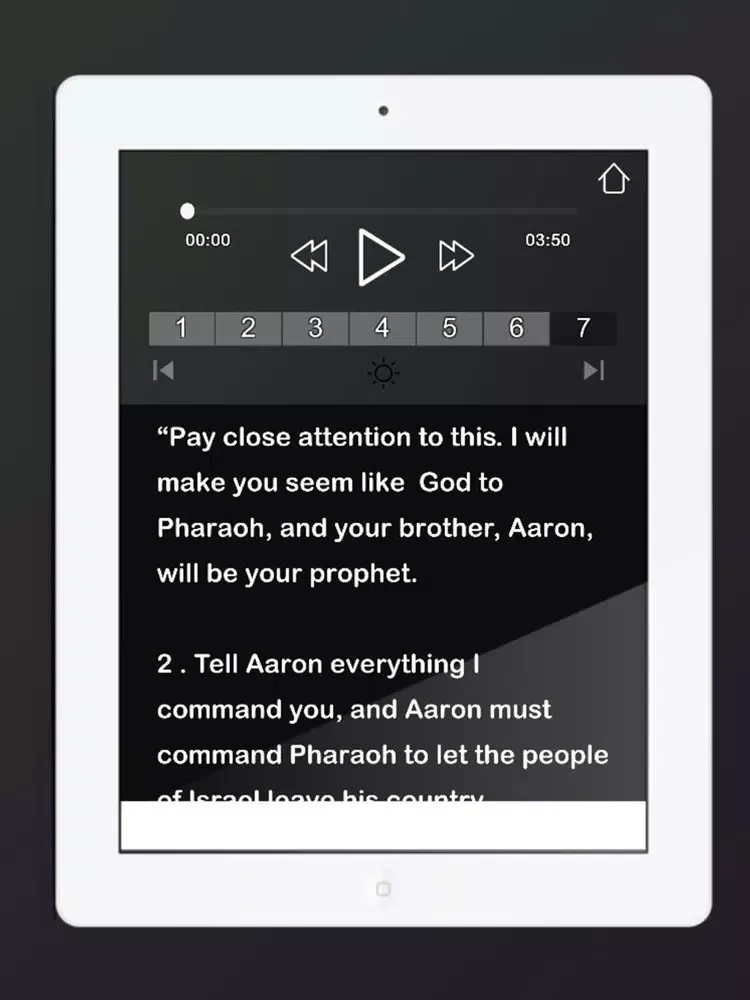 Captures d'écran de NLT Bible Audio iPad 