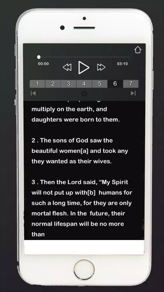Captures d'écran de NLT Bible Audio