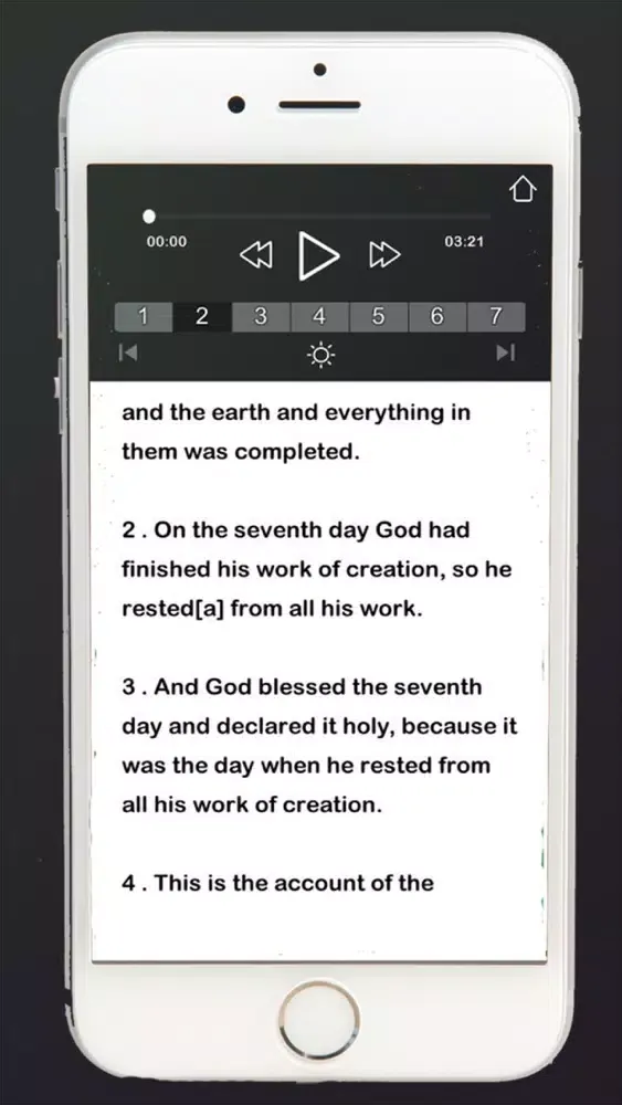 Captures d'écran de NLT Bible Audio