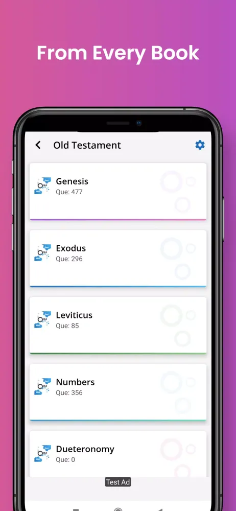 Screenshot di Bible Quiz Chapter By Chapter