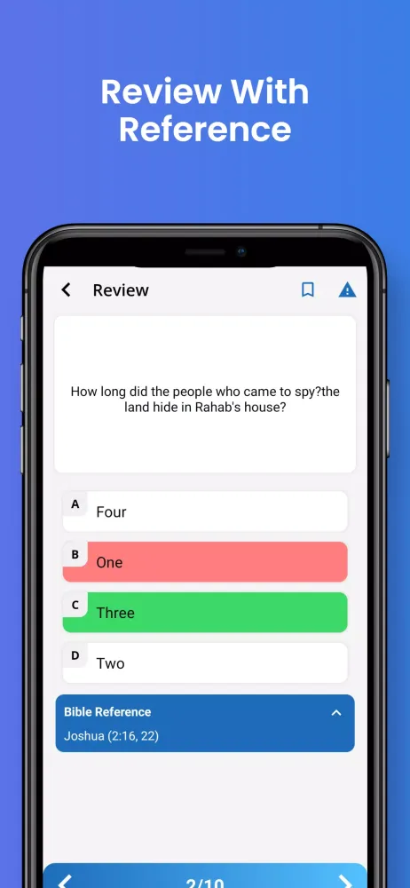 Screenshot di Bible Quiz Chapter By Chapter
