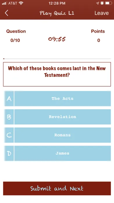 Captures d'écran de Bible Adventure Trivia