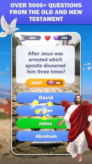 Zrzuty ekranu Daily Bible Quiz Bible Games