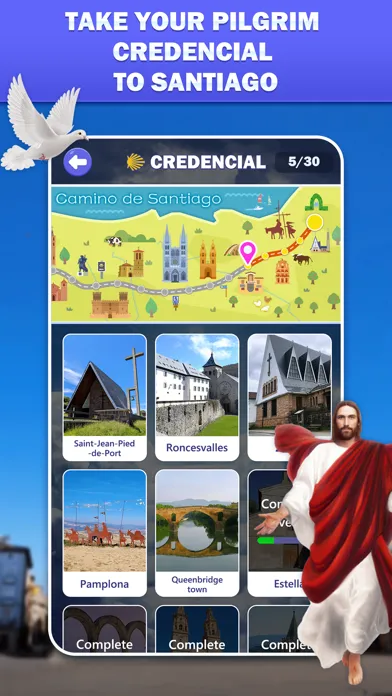 Zrzuty ekranu Daily Bible Quiz Bible Games