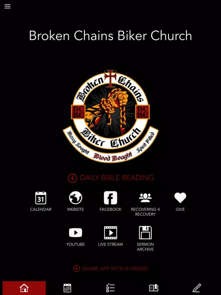 Captures d'écran de Broken Chains Biker Church iPad 