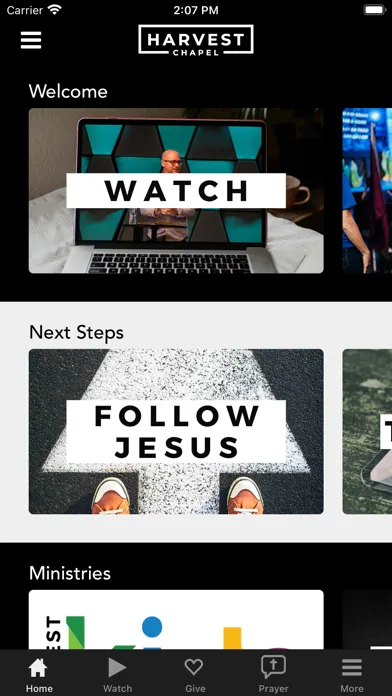 Capturas de tela do Harvest Chapel