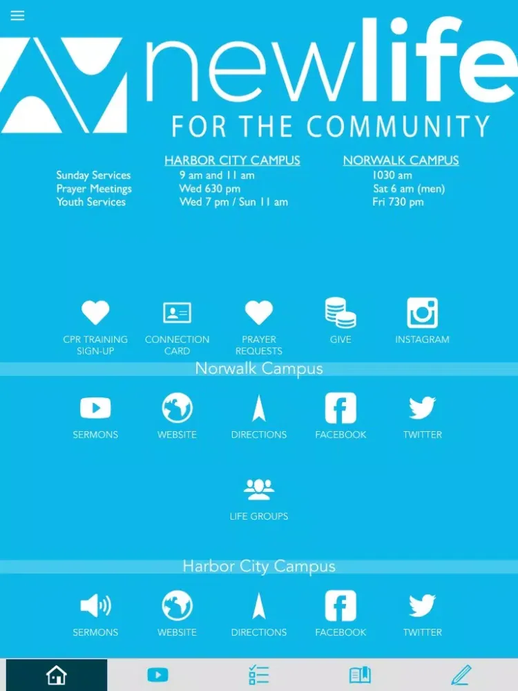 New Life Foursquare iPad 應用截圖