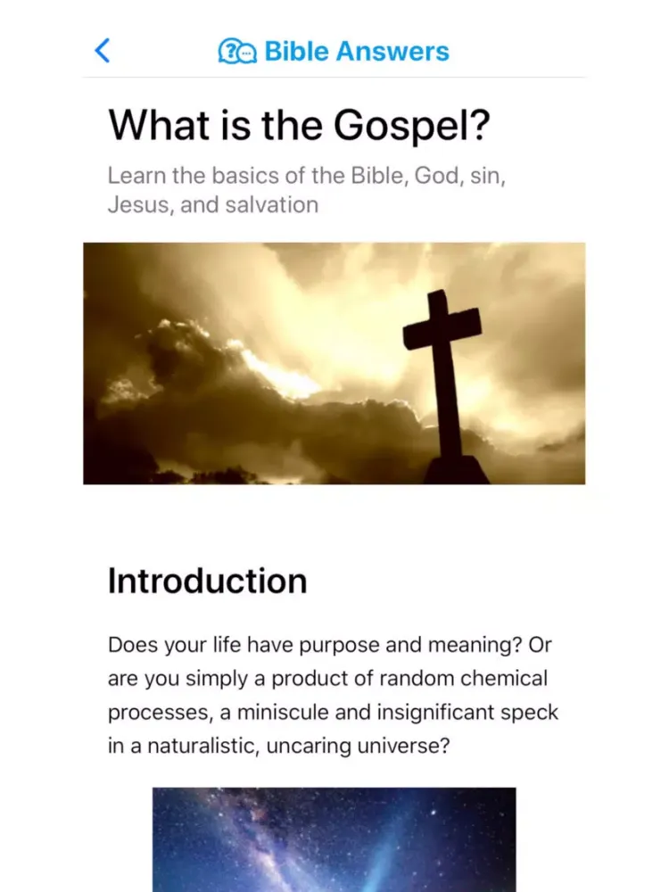 Captures d'écran de Bible Answers DB iPad 
