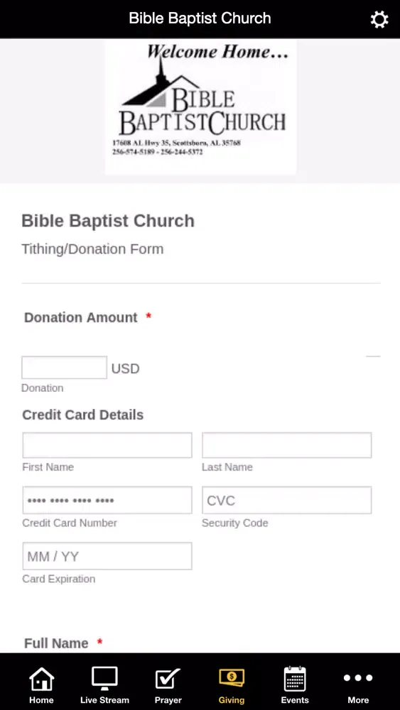 Bible Baptist Scottsboro Screenshots