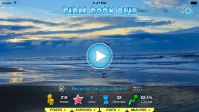 Bible Book Quiz - Christian Bible Game & Study Aid Screenshots