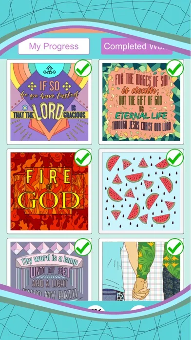 Ảnh chụp màn hình của Bible Color By Number