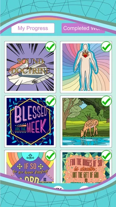 Ảnh chụp màn hình của Bible Color By Number