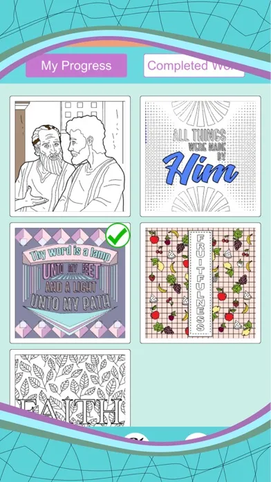 Ảnh chụp màn hình của Bible Color By Number