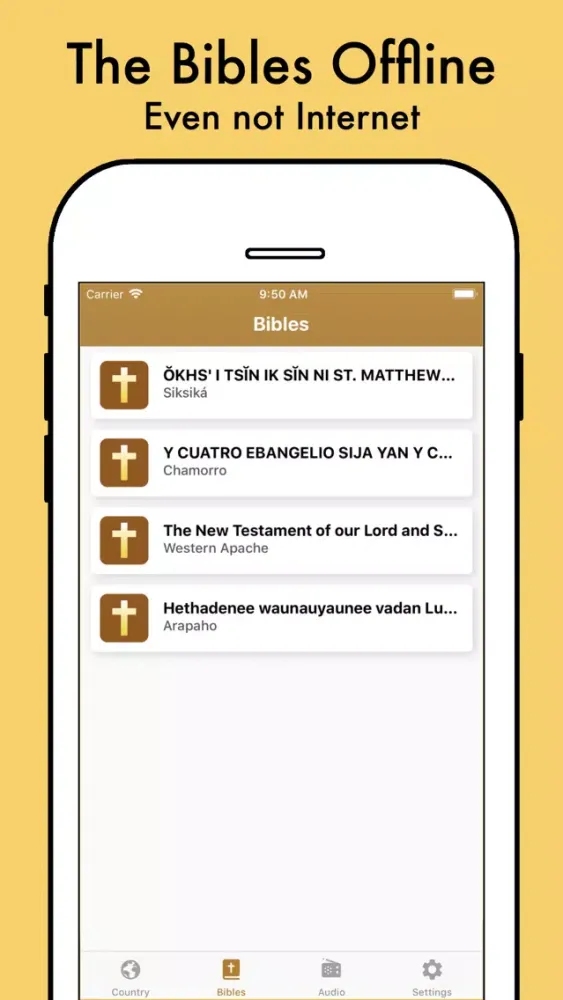 Ảnh chụp màn hình của Bible Reader : Audio & Books