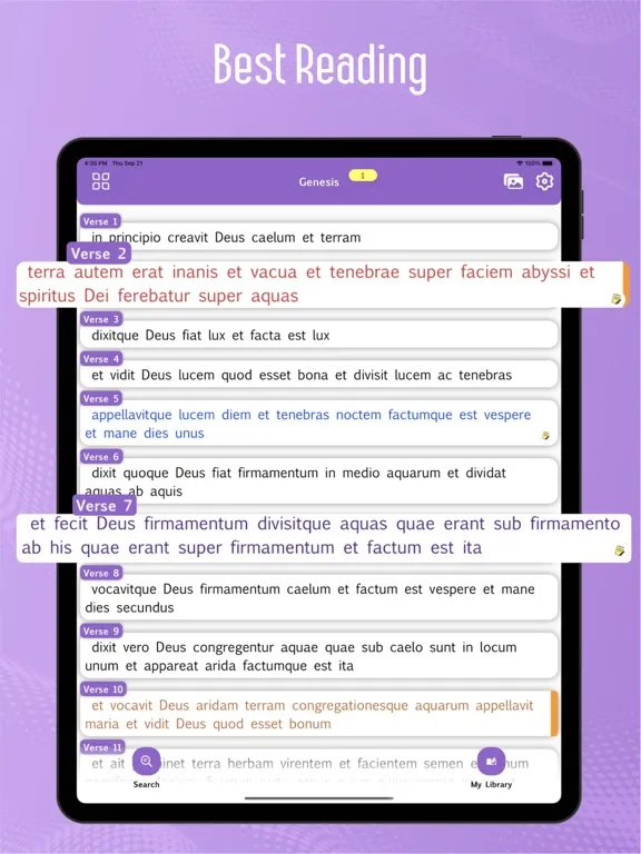 Скриншоты Latin Bible Reading Plans iPad 