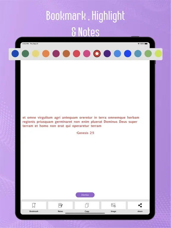 Скриншоты Latin Bible Reading Plans iPad 