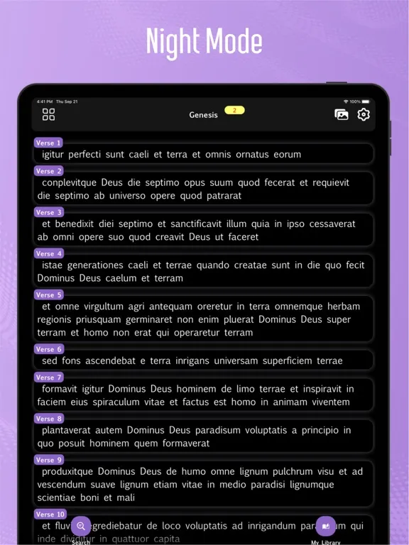 Скриншоты Latin Bible Reading Plans iPad 