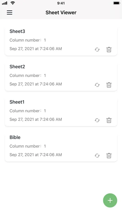 Sheet Viewer Ekran Görüntüleri