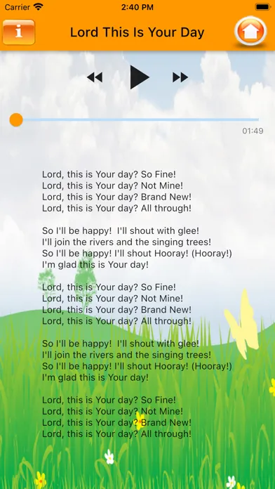 Bible Songs For Kids Offline スクリーンショット