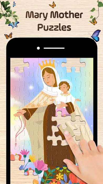 ภาพหน้าจอของ Bible Puzzles - Jesus Games