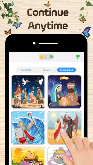 ภาพหน้าจอของ Bible Puzzles - Jesus Games