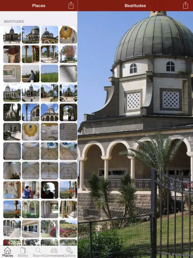 250 Bible Places iPad 應用截圖