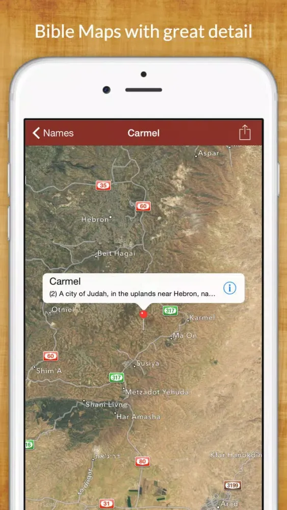 ภาพหน้าจอของ 2615 Bible Maps