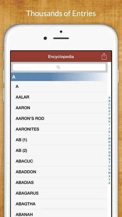 Tangkapan skrin 9,456 Bible Encyclopedia Easy