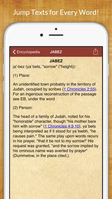 Tangkapan skrin 9,456 Bible Encyclopedia Easy