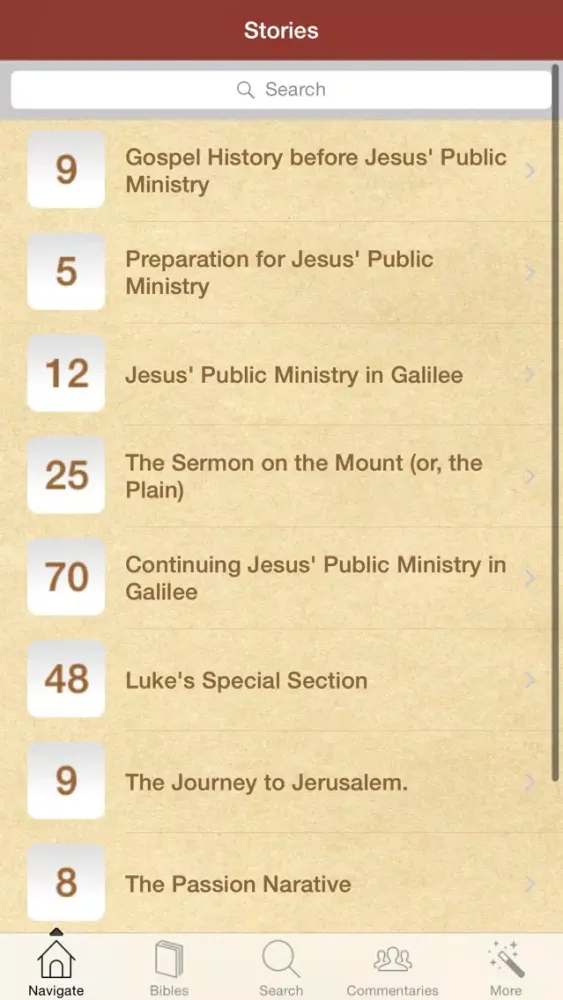 Captures d'écran de 200 Bible Stories (Gospel)