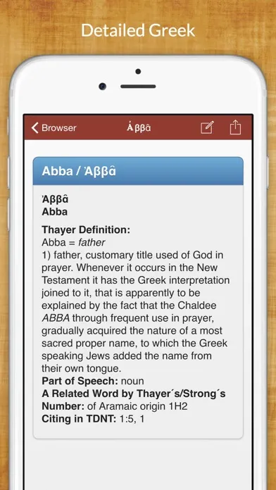 5,200 Greek Bible Dictionary Ekran Görüntüleri