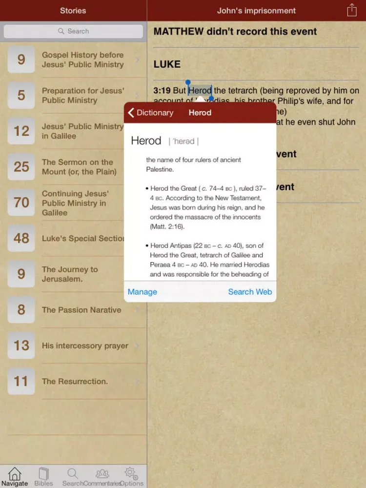 ภาพหน้าจอของ 201 Bible Stories iPad 