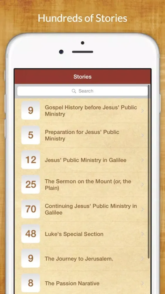 ภาพหน้าจอของ 201 Bible Stories