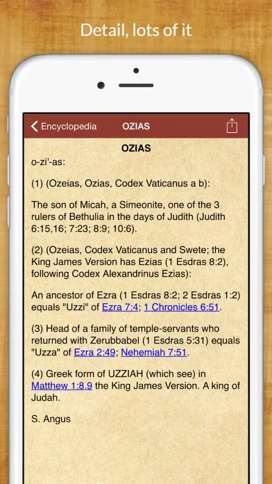Tangkapan layar 15,000 Bible Encyclopedia Easy