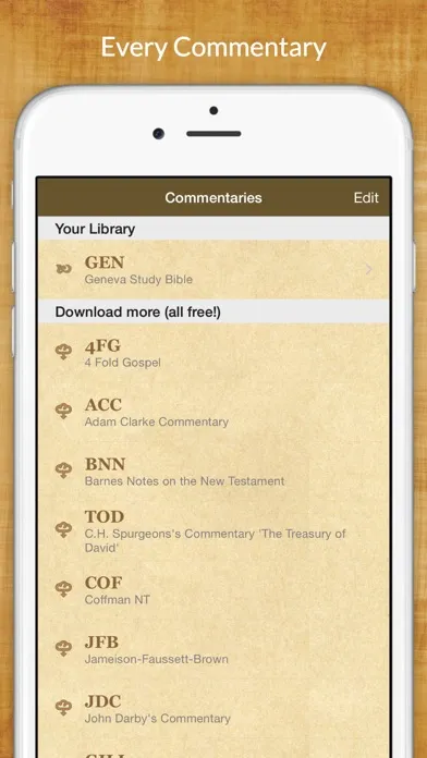 Bible Commentaries应用截图