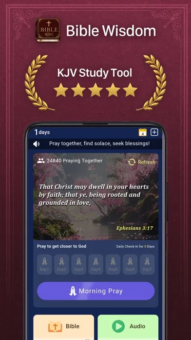Скриншоты Bible Wisdom: KJV Study Tool