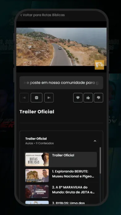 Tangkapan skrin A Bíblia Comentada
