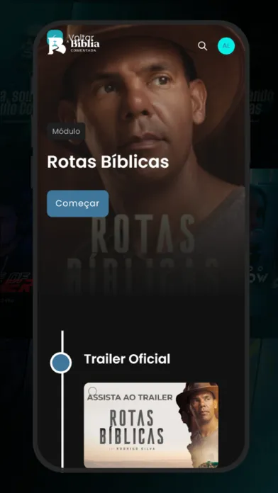 Tangkapan skrin A Bíblia Comentada