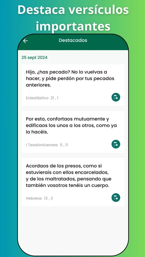 Zrzuty ekranu Biblia de Jerusalén