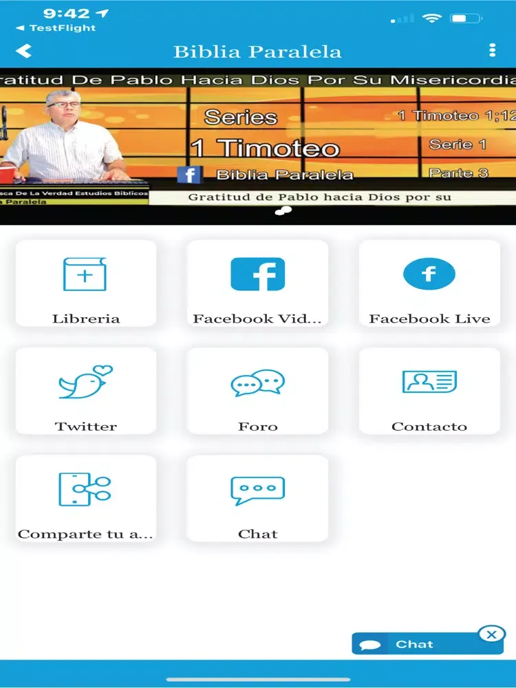 Capturas de pantalla de Biblia Paralela iPad 