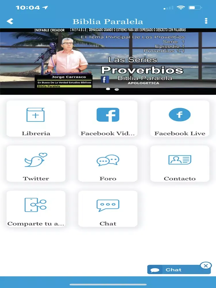 Capturas de pantalla de Biblia Paralela iPad 