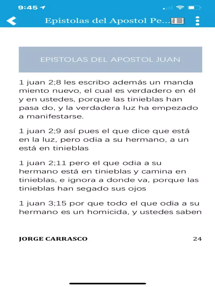 Capturas de pantalla de Biblia Paralela iPad 
