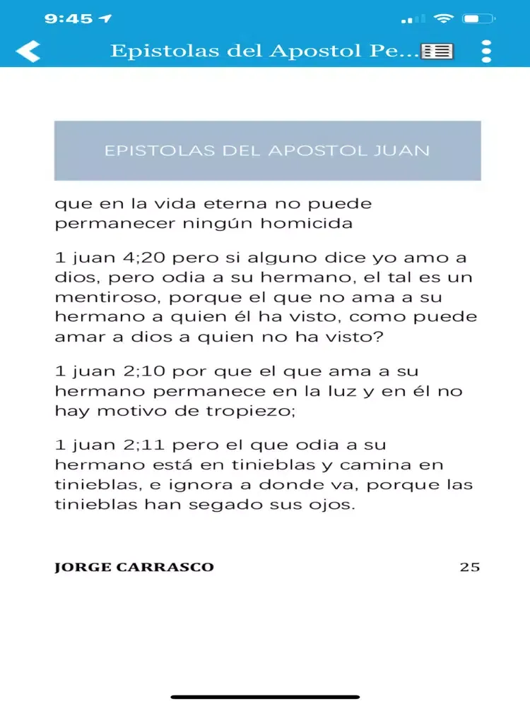 Capturas de pantalla de Biblia Paralela iPad 