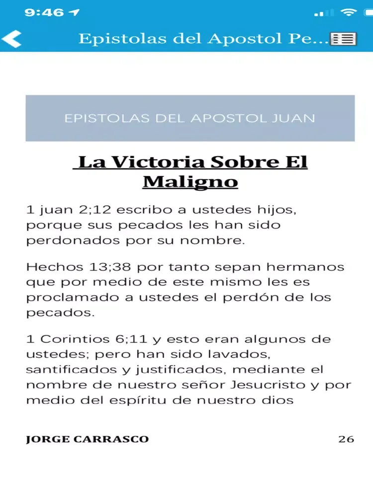Capturas de pantalla de Biblia Paralela iPad 