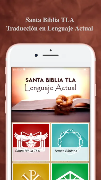 Capturas de pantalla de Biblia TLA Lenguaje Actual